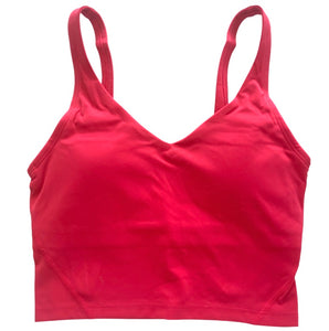 Vitality - Crop Top Bra - Pink Cherry