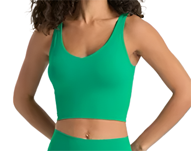 Vitality - Crop Top Bra - Emerald