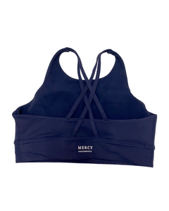 Performance High Neck - Dark Blue