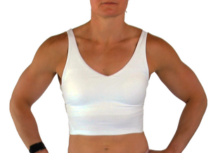 Vitality - Crop Top Bra - Arctic White