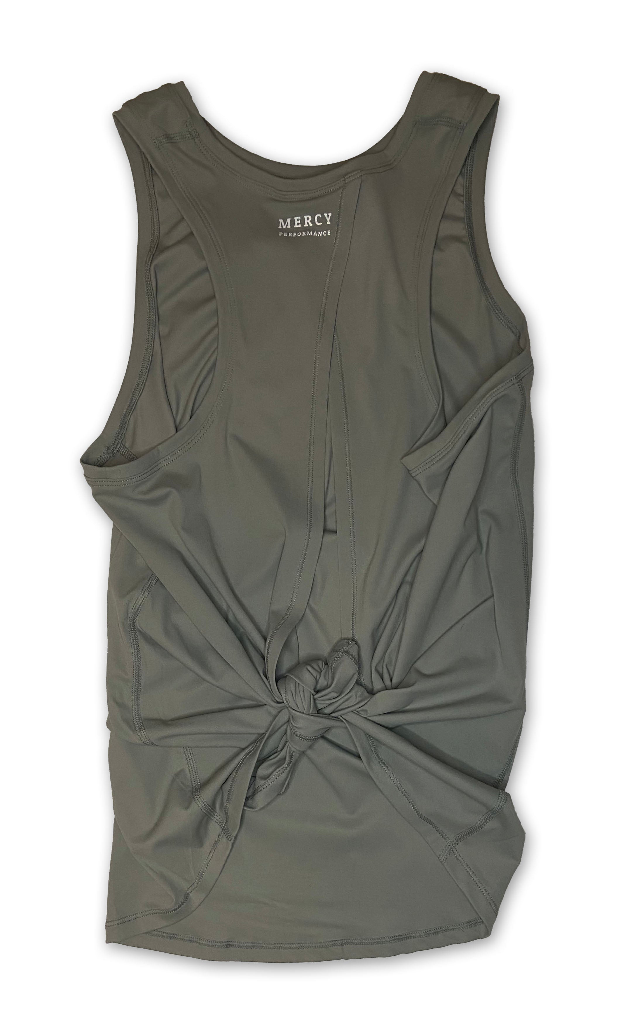 Vitality - Tie Back Tank - Glade Green