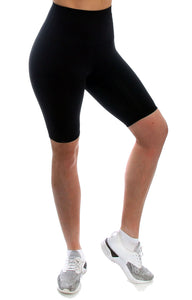 NOW OR NEVER- Vitality Biker Short - Midnight Black