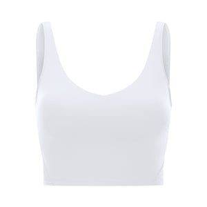 Vitality - Crop Top Bra - Arctic White